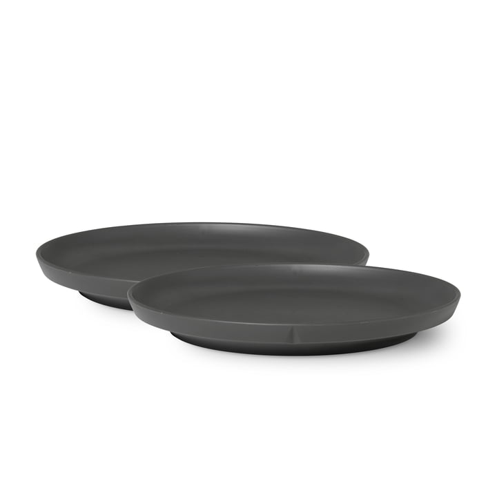 Grand Cru Take Plate from Rosendahl in color recycled gray