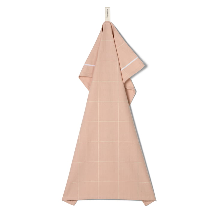 Tea towel Gamma from Rosendahl in color blush