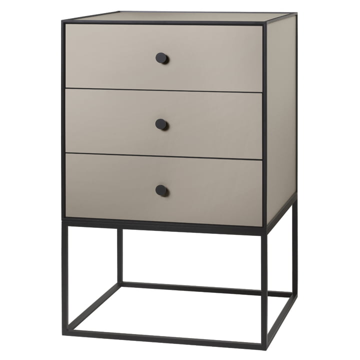 Frame Sideboard 49 (incl. 3 drawers), sand from Audo