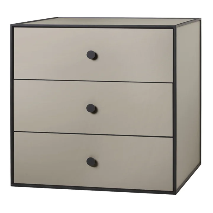 Frame 49 with 3 drawers, sand from Audo