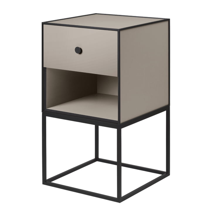 Frame Sideboard 35 (incl. drawer), sand from by Lassen