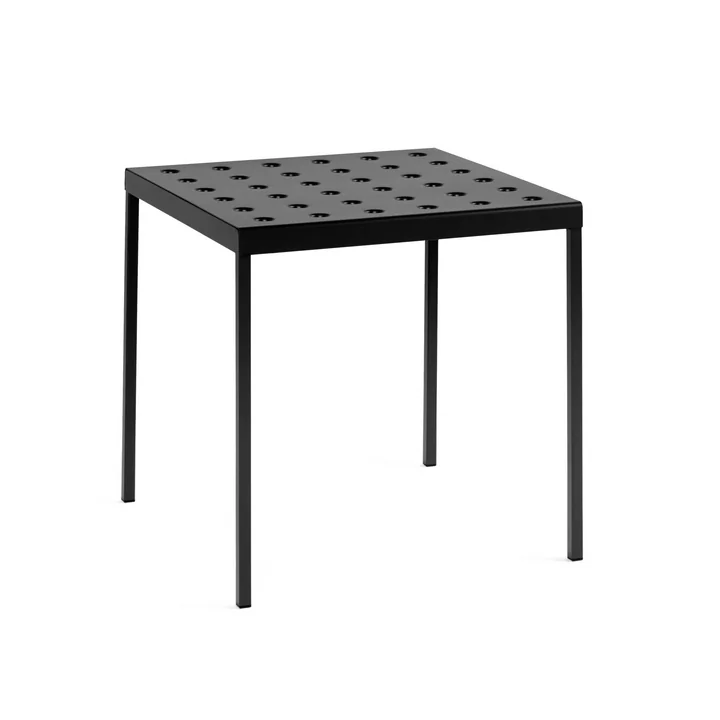 Balcony Dining table, 75 x 76 cm, anthracite from HAY