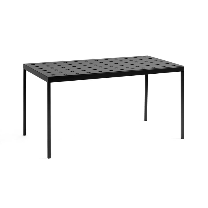 Balcony Dining table, 144 x 76 cm, anthracite from Hay