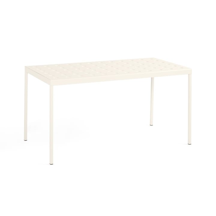 Balcony Dining table, 144 x 76 cm, chalk beige from Hay