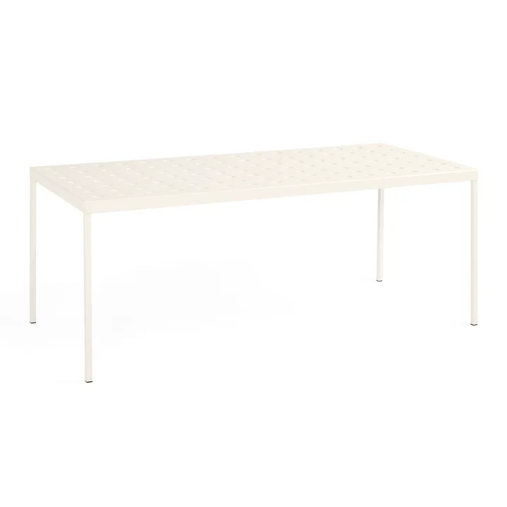 Balcony Dining table, 190 x 87 cm, chalk beige from HAY