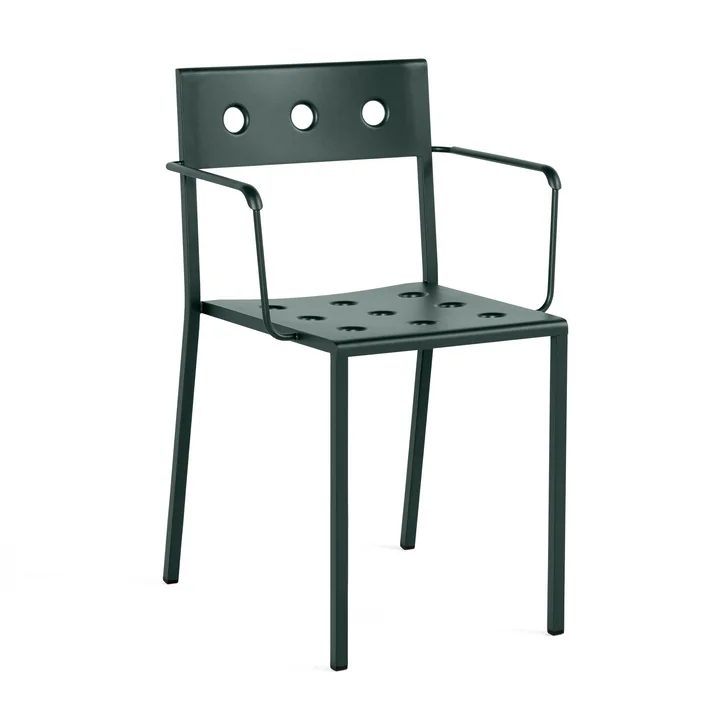 Balcony Armchair, dark forest by HAY