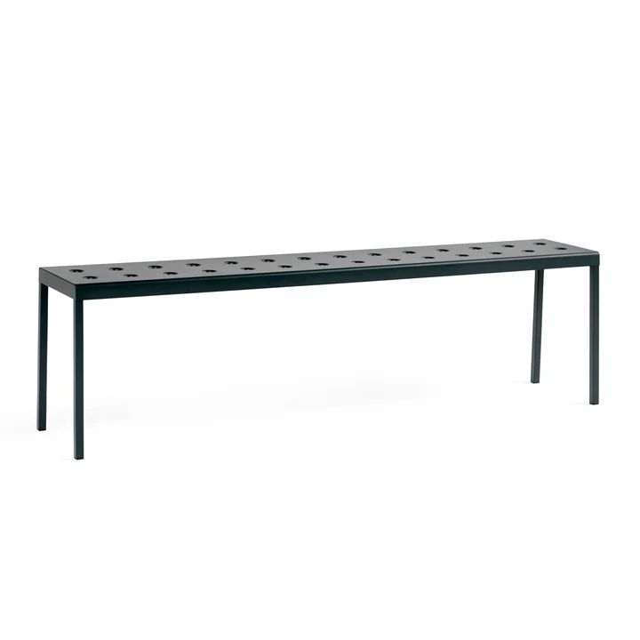 Balcony Bench, L 165.5 cm, anthracite from HAY