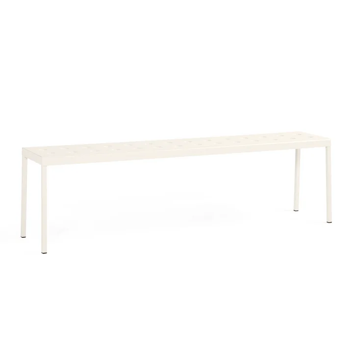 Balcony Bench, L 165.5 cm, chalk beige from HAY