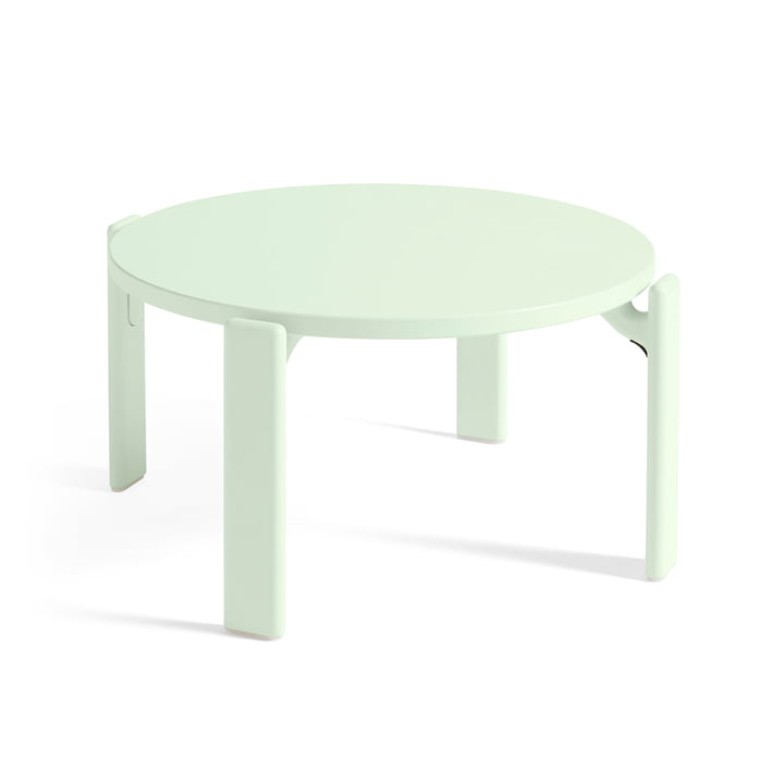 Rey Side table, Ø 66.5 cm, soft mint by Hay