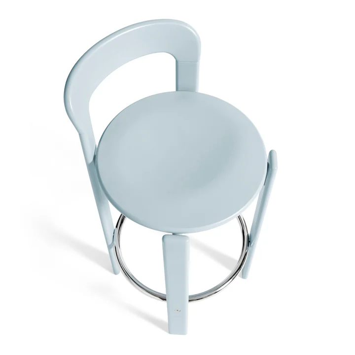 Rey Bar stool, slate blue by HAY