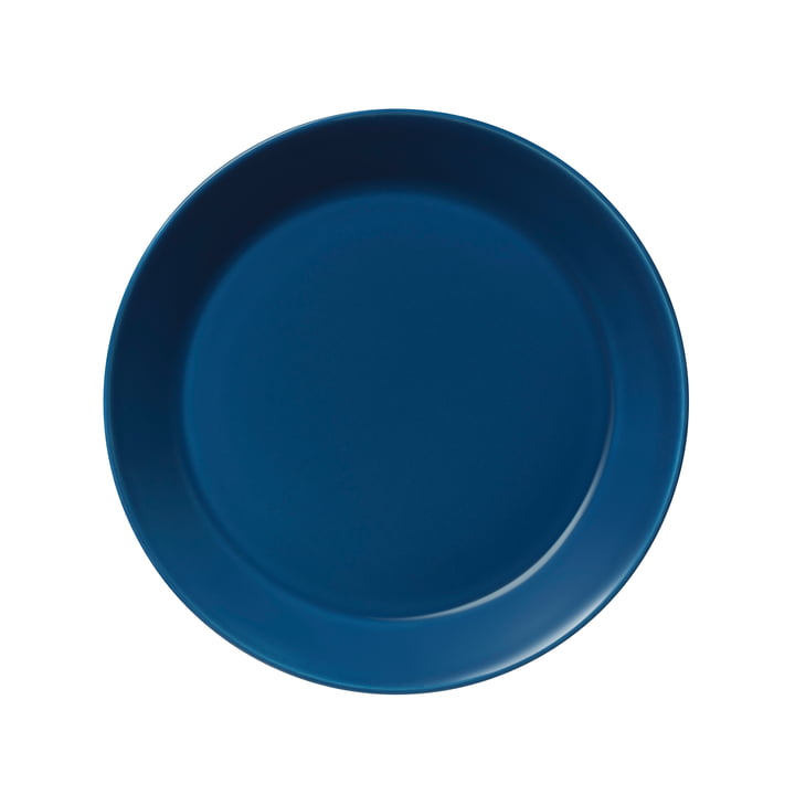 Teema plate flat Ø 21 cm, vintage blue from Iittala
