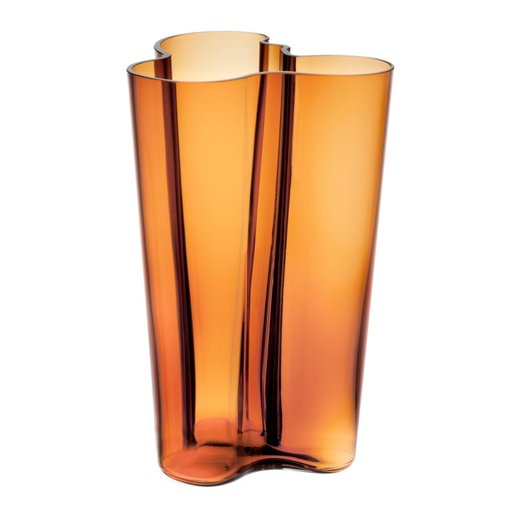 Aalto Vase Finlandia 251 mm, copper from Iittala