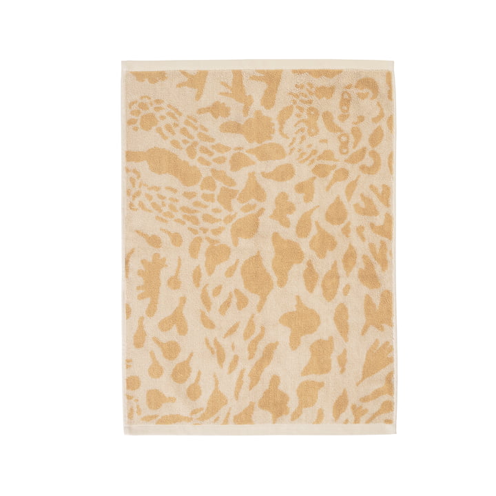 Oiva Toikka towel 50 x 70 cm, Cheetah brown / white from Iittala
