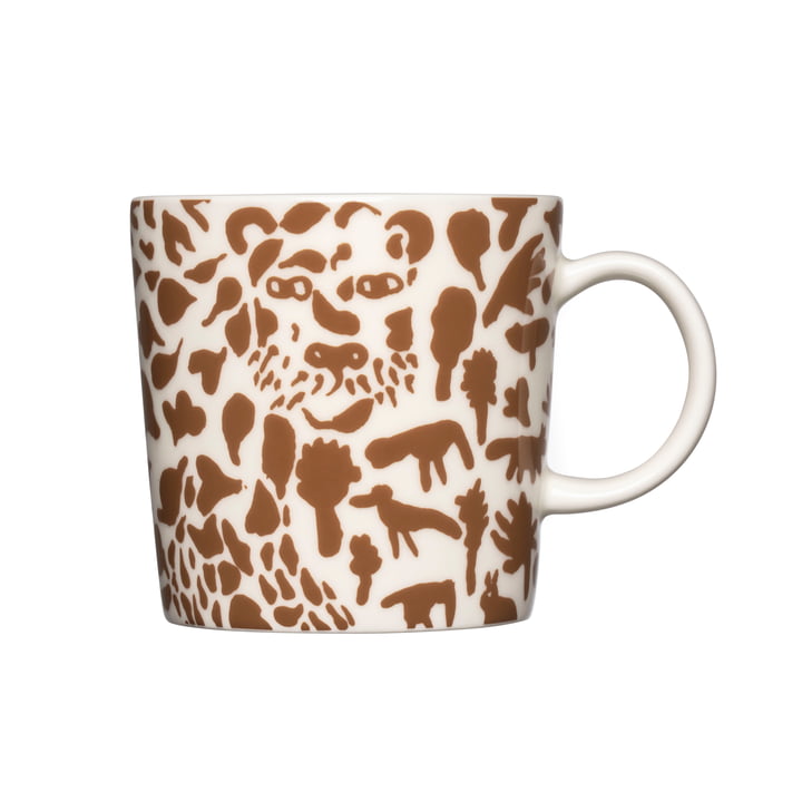 Oiva Toikka Mug with handle 0,3 l, Cheetah brown from Iittala