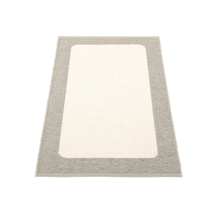 Ilda reversible rug, 70 x 120 cm, warm grey / vanilla by Pappelina