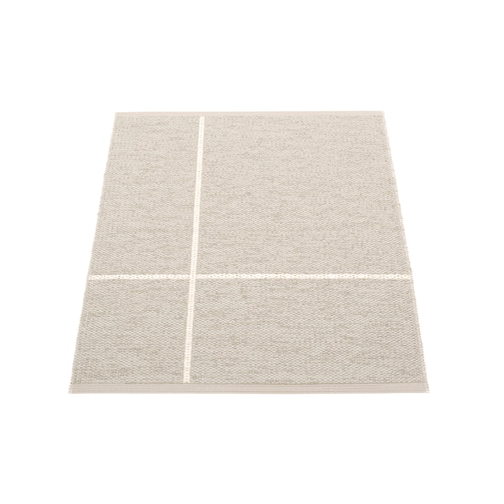 Fred reversible rug, 70 x 90 cm, linen / vanilla by Pappelina
