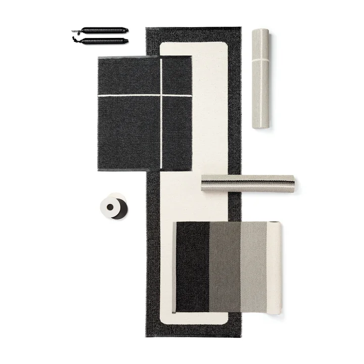 Reversible rugs from Pappelina