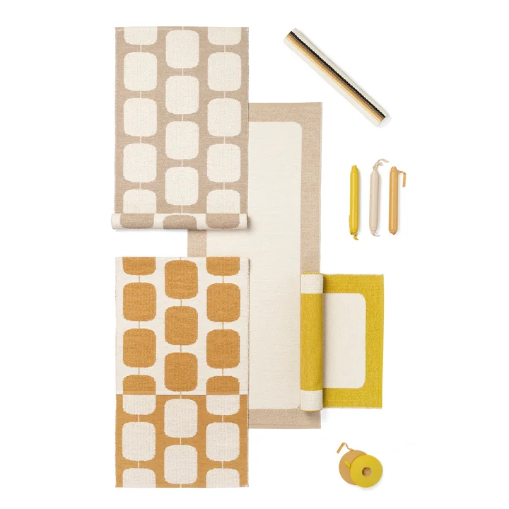 Reversible rugs from Pappelina