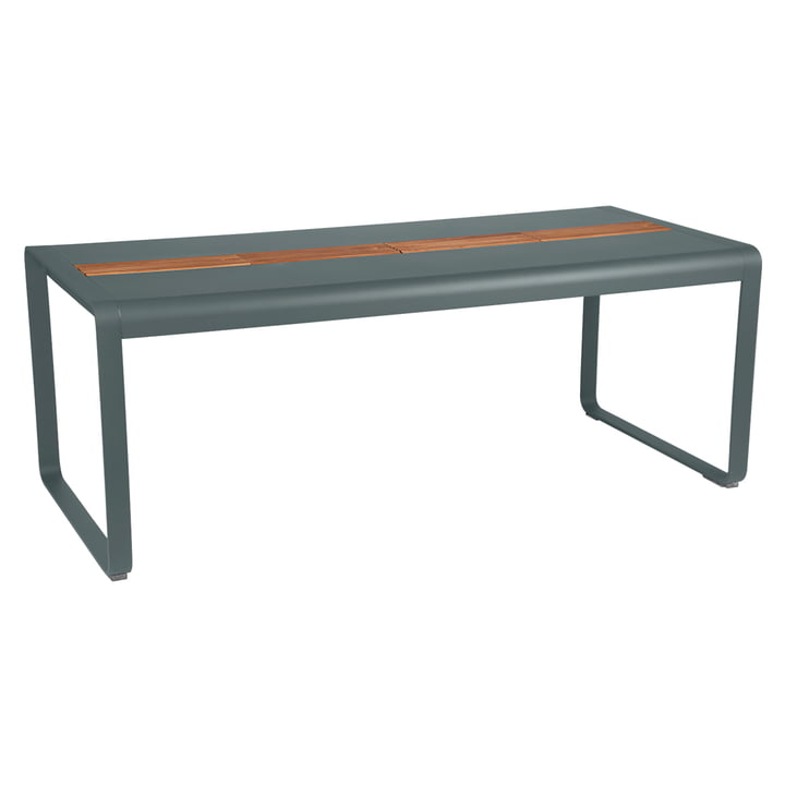 Bellevie Table with storage 196 x 90 cm, thunder gray from Fermob