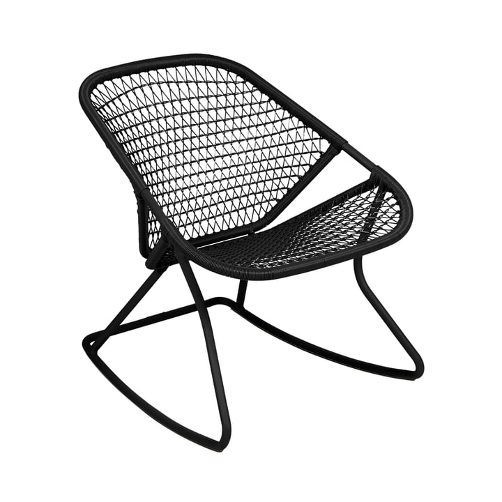 Sixties rocking chair, licorice from Fermob