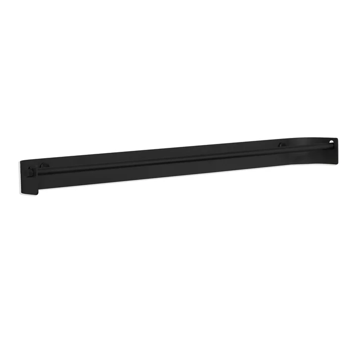 Arc Towel rack single arm, black from Form & Refine
