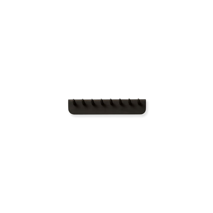 Echo coat rack, L 40 cm, oak black stained by Form & Refine