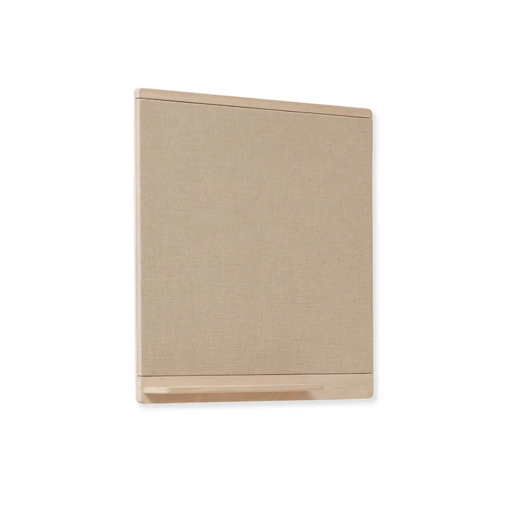 Rim Pinboard, 75 x 75 cm, oak white pigmented from Form & Refine