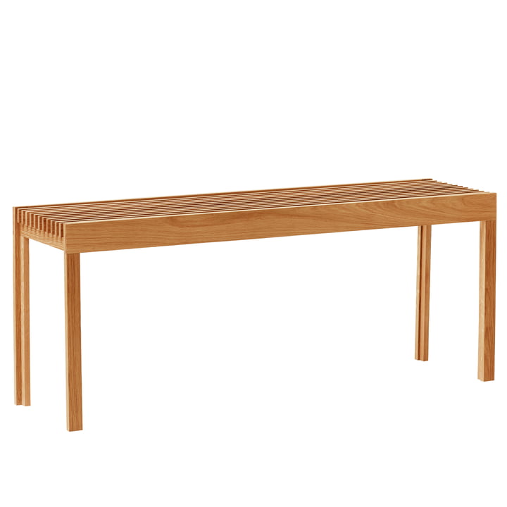 Lightweight bench, natural oak from Form & Refine