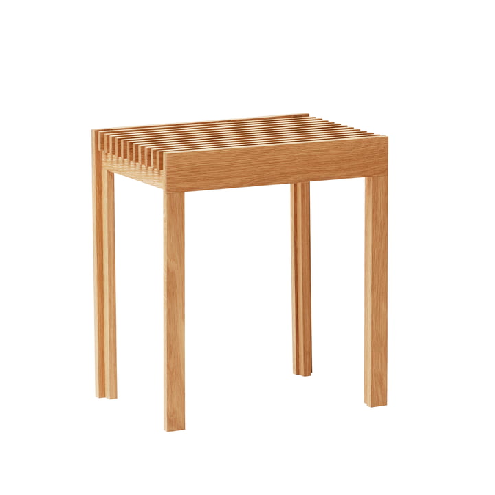 Lightweight stool, natural oak from Form & Refine
