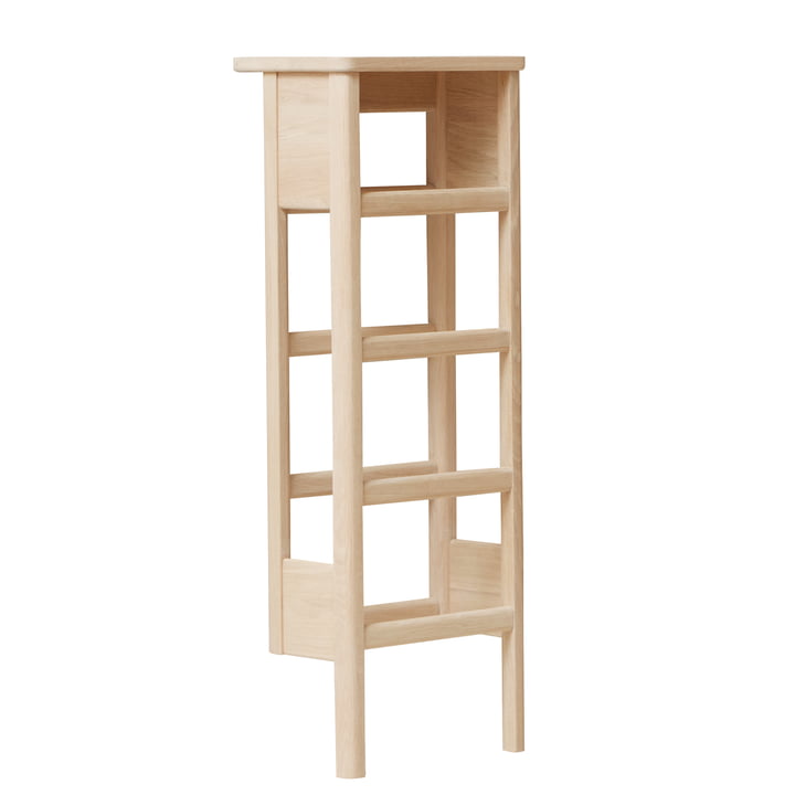 A Line Shoe rack 35 cm, oak white pigmented from Form & Refine