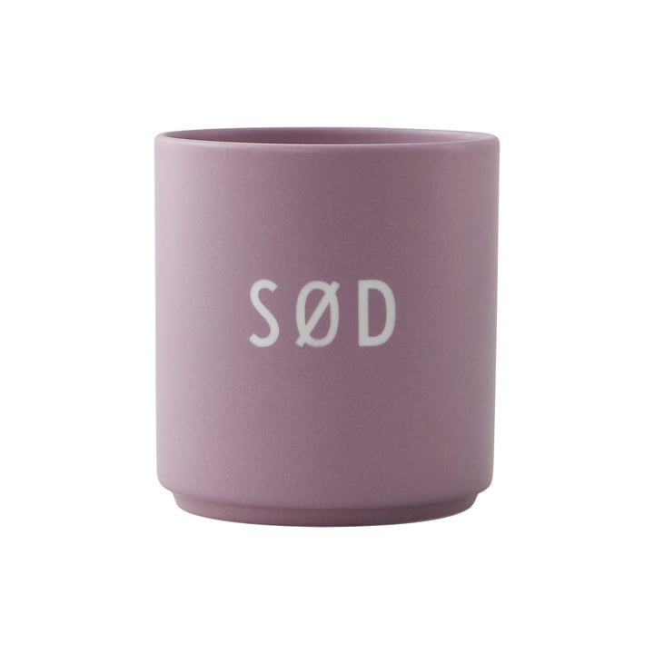 AJ Favourite Porcelain mug, Sød in lavender from Design Letters