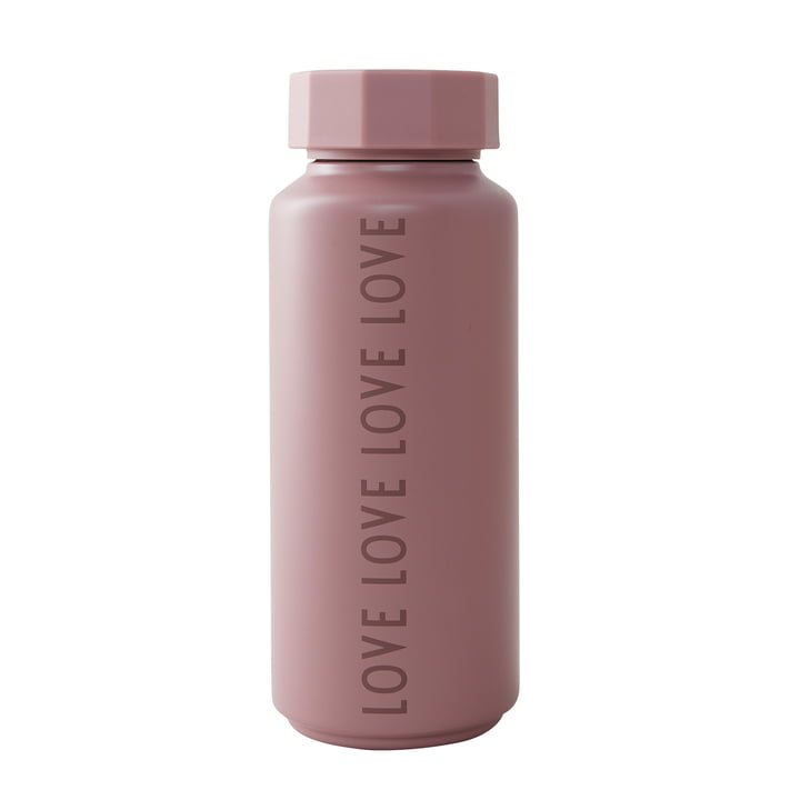 AJ Thermos bottle Hot & Cold 0,5 l, Love in ash rose (special edition) from Design Letters
