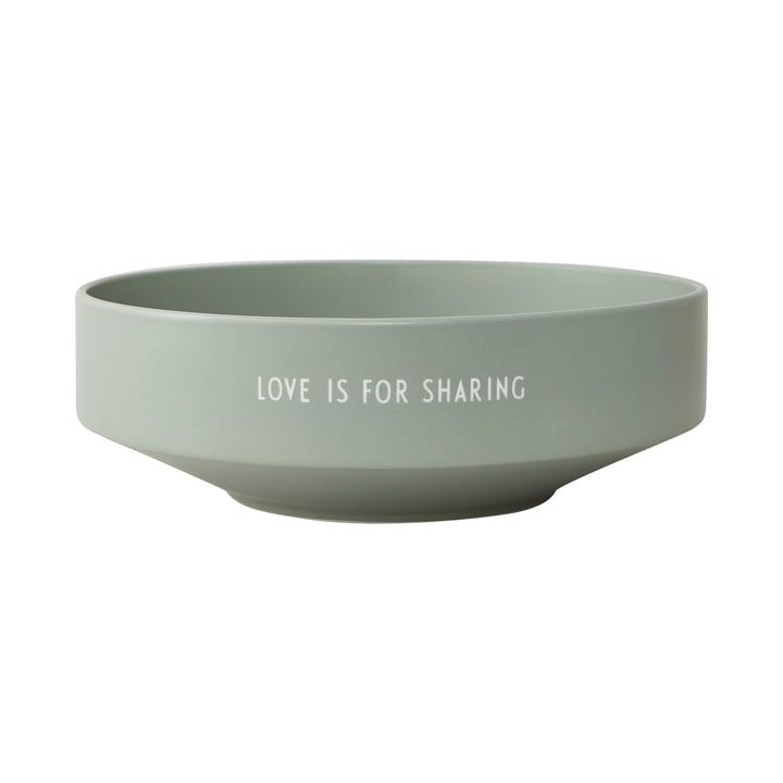 Favourite Bowl large, Ø 22 x H 7,5 cm in green from Design Letters