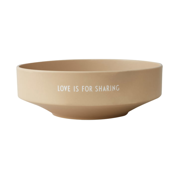 Favourite Bowl large, Ø 22 x H 7,5 cm in beige from Design Letters