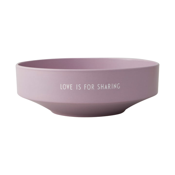 Favourite Bowl large, Ø 22 x H 7.5 cm in lavender from Design Letters