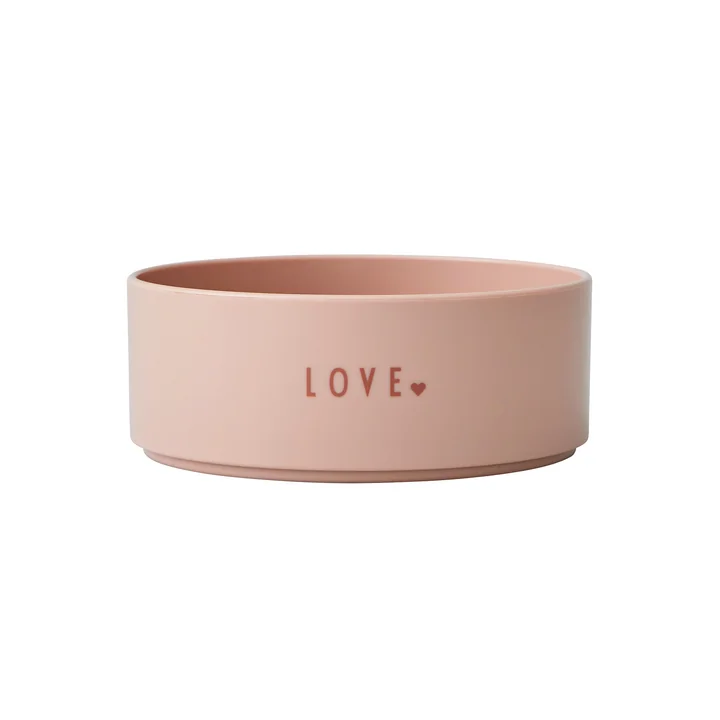 AJ Mini Favourite Tritan bowl, Love in nude Design Letters