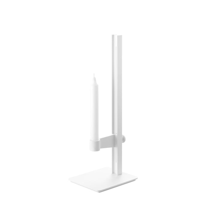 Museum candlestick, h 40 cm, white from String