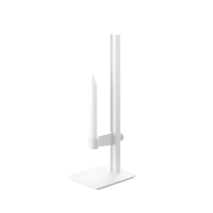 Museum candlestick, h 40 cm, white from String