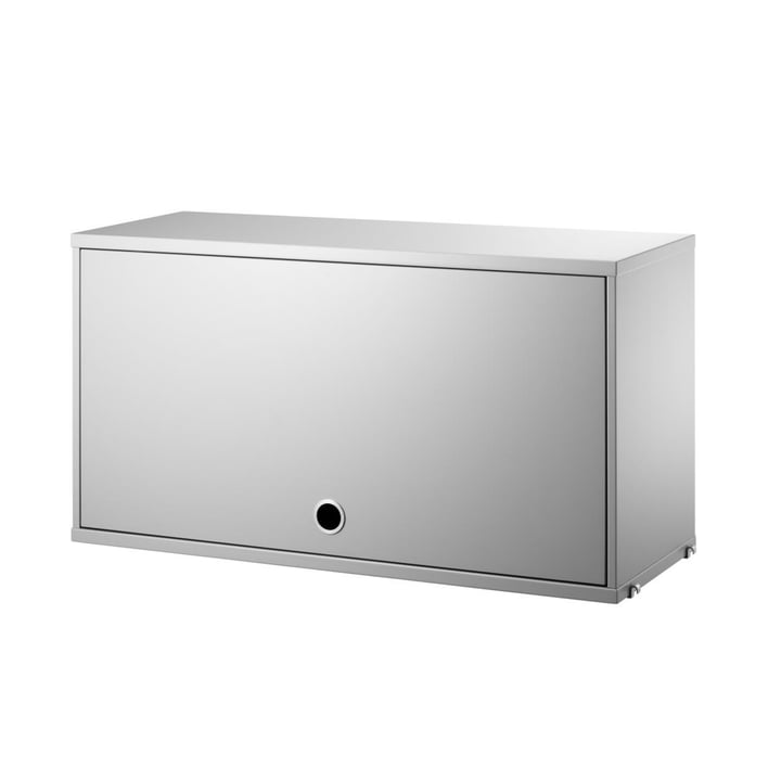 Cabinet element with folding door, 78 x 30 cm, gray from String