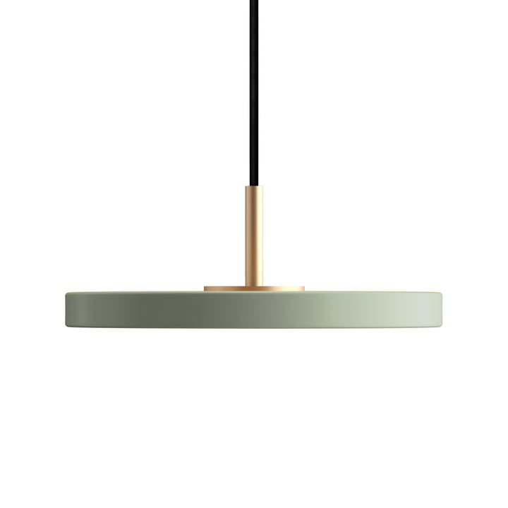 Asteria Micro LED pendant light in brass / olive by Umage