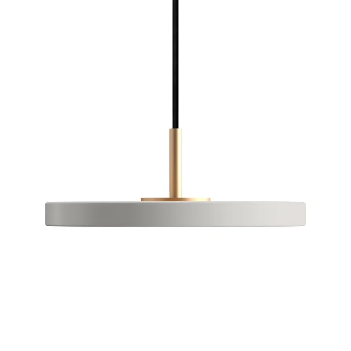 Asteria Micro LED pendant light in brass / mist from Umage