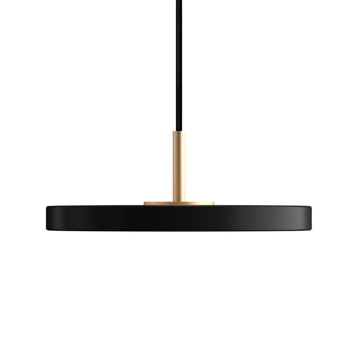 Asteria Micro LED pendant light in brass / black from Umage