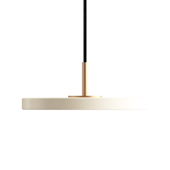 Asteria Micro LED pendant lamp in brass / pearl by Umage