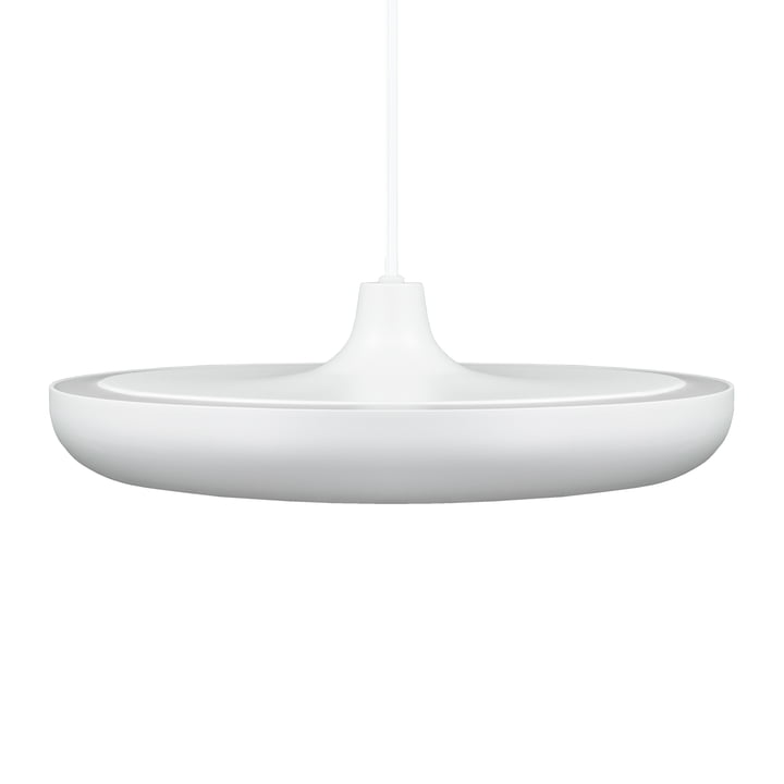 Cassini LED pendant lamp Medium, Ø 40 x 11 cm in white from Umage