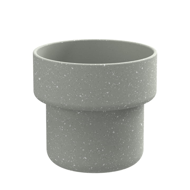 Flower Pot Planter 100, Ø 1 7. 1 x H 16 cm, gray by SACK it