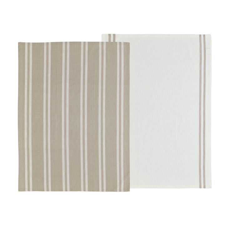 Soft Tools Tea towel, 50 x 70 cm, beige (set of 2) from Södahl