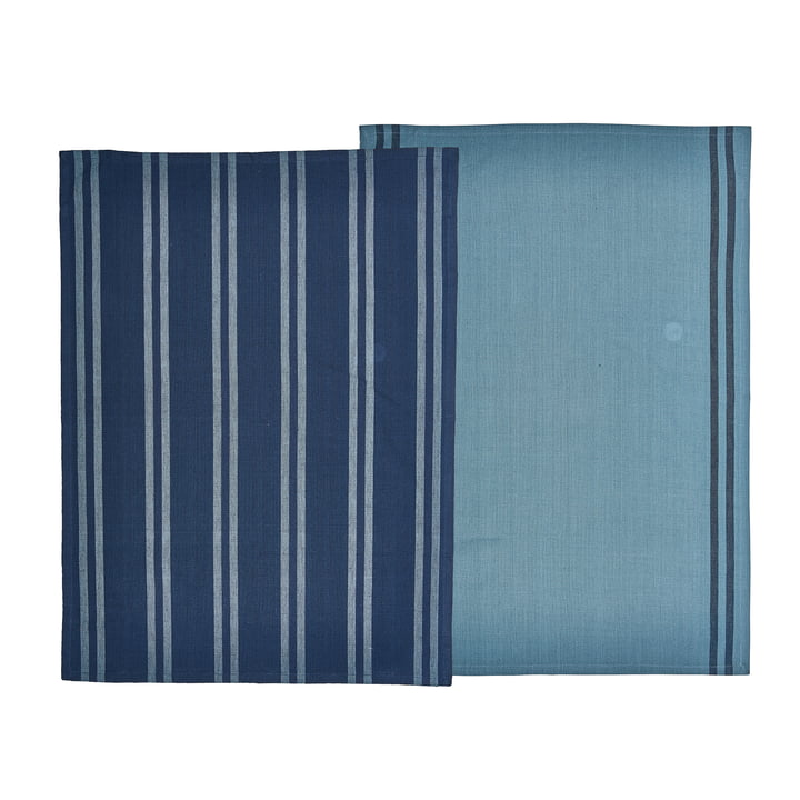 Soft Tools Tea towel, 50 x 70 cm, indigo (set of 2) from Södahl
