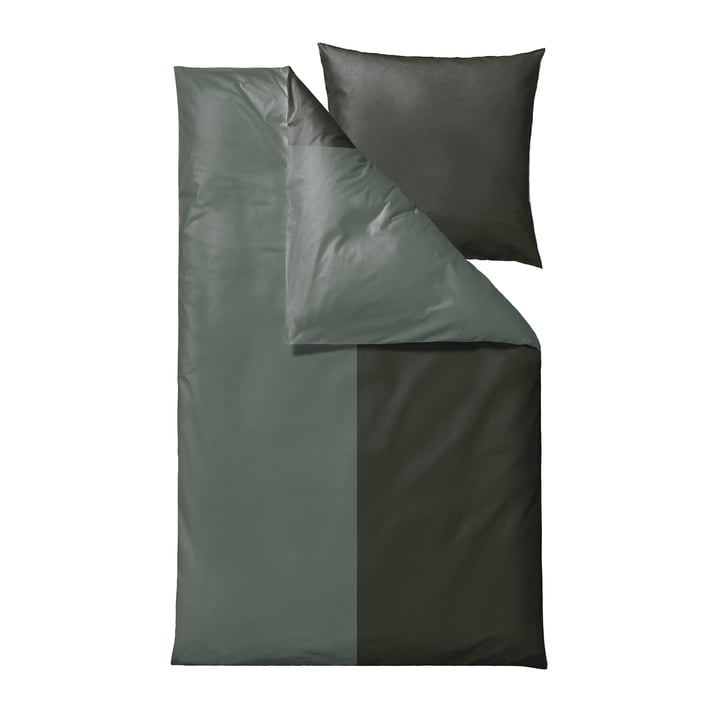 Touch bedding, 135 x 200 cm, forest green from Södahl