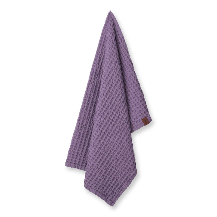 Towel with waffle structure, 55 x 80 cm, lilac from Humdakin