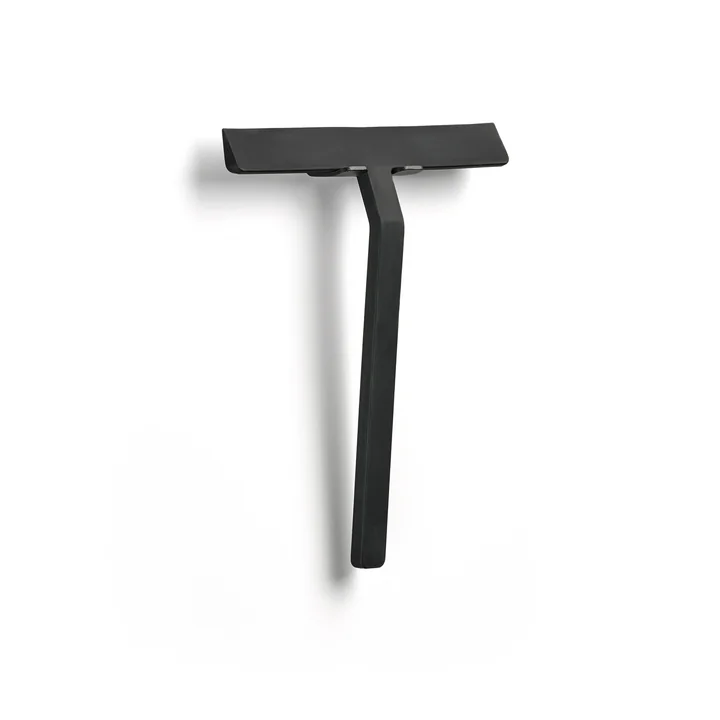 Rim Shower squeegee with holder, 22 cm, black from Zone Denmark